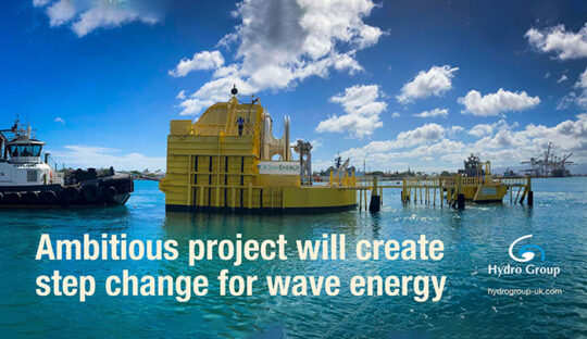 Ambitious project will create step change for wave energy industry