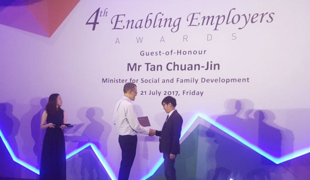 Fourth Enabling Employers Award for Hydro Products Asia