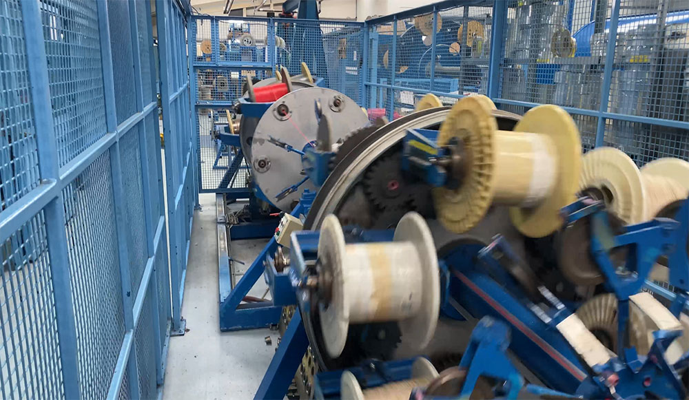 Cable layup machinery